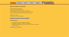 Desktop Screenshot of mueselers.de